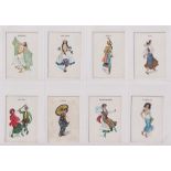 Cigarette cards, Westminster (Overseas), Dancing Girls, 'M' size (set, 27 cards)