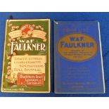 Tobacco advertising, W&F Faulkner, two Company price for May 1906 (with tape to spine) & October