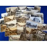 Postcards, Surrey, a selection of approx. 30 cards of Farnham Surrey inc. RP's of Lion & Lamb