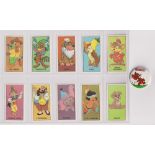 Trade cards, Barratt's, Walt Disney Characters 2nd Series, (set, 50 cards) (vg) sold with a circular