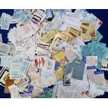 Advertising, Tobacco gift coupons & inserts, vast accumulation of tobacco inserts, mostly 1960's