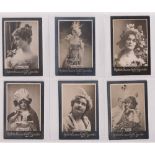 Cigarette cards, Ogden's, Guinea Gold, 14 large cards, base M with three white lines on three sides,