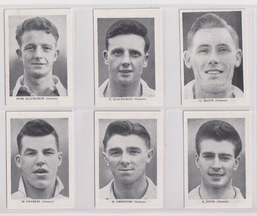 Trade cards, News Chronicle, Footballers, Swansea (set, 12 cards) (vg)