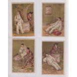 Trade cards, Pierrot's Dream, two six card sets, Liebig, S97 & original issue set by Ninot (Lyon) (