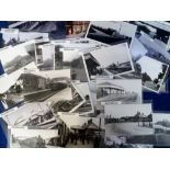 Postcards/photos, Rail, a selection of approx. 337 photos and a few postcards in box containing