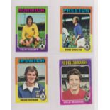 Trade cards, Topps, Footballers (Red Back) 'X' size, (set, 220 cards) (both checklists marked, gen