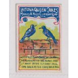 Trade card, Sutcliffe & Bingham, Nursery Rhymes, type card, 'Two Little Blackbirds' (gd/vg) (1)