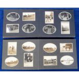 Military Photographs, 1914 dated and annotated, neatly presented in 2 albums showing scenes in
