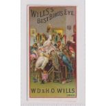 Cigarette card, Wills, Advertisement card, 'Wills's Best Bird's Eye' Tobacco (gd) (1)