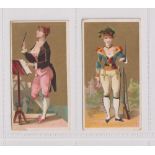 Cigarette cards, Canary Islands, Hernandez, Occupations for Women, two cards Conductor & Gendarme (