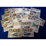 Postcards, Stamp Cards, Swiss and German States, chromos, embossed with views etc.(gen gd/vg) (20)