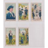 Trade cards, Maynard's, Girl Guide Series, 5 cards, all with 'Nougart Montelimart' backs, HRH