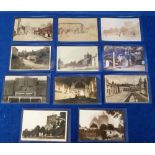 Postcards, a selection of 11 cards (inc. 10 RP's) of Llanbadarn Fawr near Aberystwyth, RP's inc.