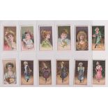 Cigarette cards, Hignett's, Pretty Girls 'RASH' (set, 12 cards) (gd/vg)