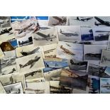 Postcards, Aviation, a collection of approx. 100 cards, RP's & printed, various ages inc. Military