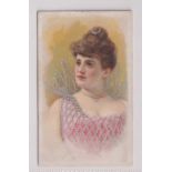 Cigarette card, USA, The Banner Tobacco Co, Beauties, 'X' size, type card, ref N453, picture no 6 (