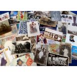 Postcards, a collection of approx. 400 cards inc. UK topographical RP's (approx. 80) inc. street