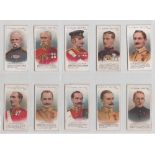 Cigarette cards, Taddy & Co, V C Heroes, Boer War 41-60 (set, 20 cards) (few with sl marks to