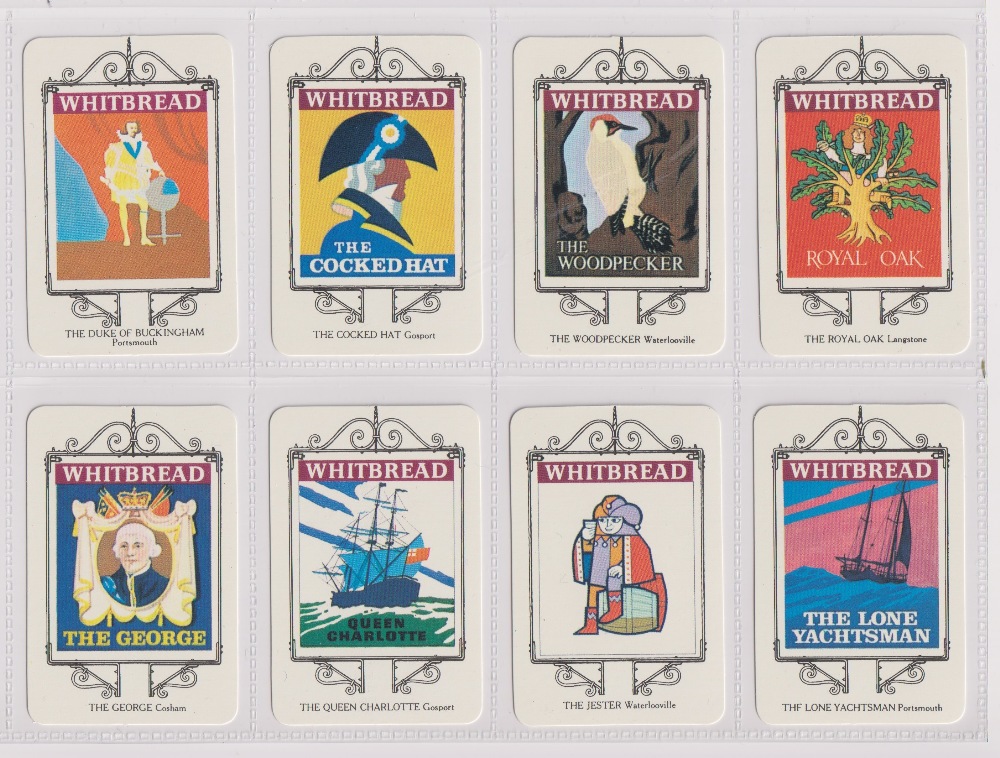 Trade cards, Whitbread's, Inn Signs, Portsmouth (set, 25 cards) (ex)