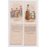 Trade cards, Singer Sewing Machines, Costumes of All Nations, 1892, 'P' size (set, 36 cards) (all