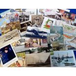 Postcards, a mixed subject collection of approx. 90 cards inc. Cricket (Stanley McCabe NSW),