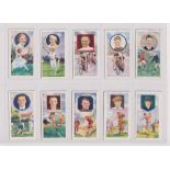 Cigarette cards, Pattreiouex, Celebrities in Sport (set, 50 cards) inc. Golf (Bobby Jones),