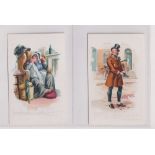 Trade cards, CWS Teas, Characters from Dickens, 'P' size (set, 9 cards) (gd/vg)