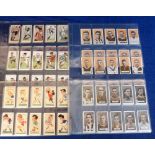 Cigarette cards, Football, 5 sets, BAT, Famous Footballers Set 1 (50 cards) & Set 2 (50 cards), sold