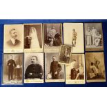 Cabinet Cards and Carte de Visite, One carte de visite circa 1865 and cabinet portrait photographs