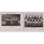 Trade cards, Sport, Football Teams, b/w photos, ref HS-70, 11 cards, Arsenal, Aston Villa,