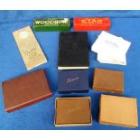 Advertising, Tobacco issues, Wills, selection of items, three different boxed Patience games each