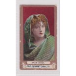 Cigarette card, Jas. Quinton, Actresses FROGA, type card, Millie Lindon (a few minor edge knocks,