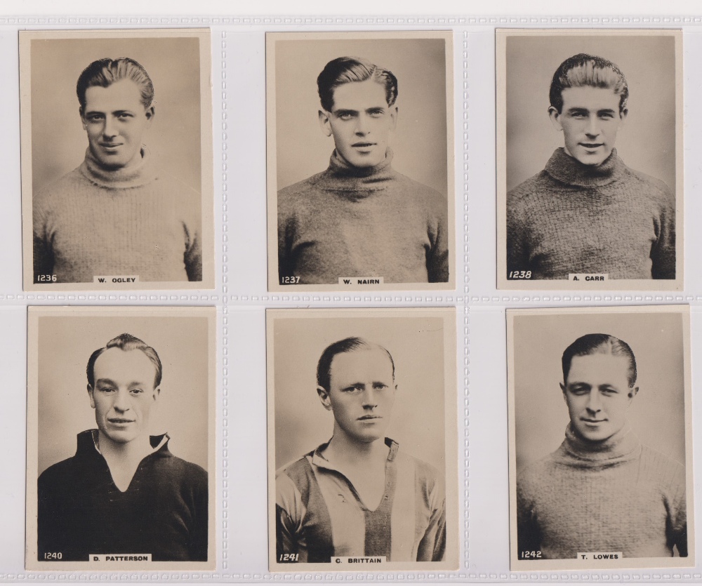 Cigarette cards, Phillips, Footballers (all Pinnace back), 'L' size, 36 different cards, numbered - Image 5 of 6