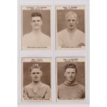Trade cards, British Chewing Sweets (Oh Boy Gum), Photos of Footballers, 4 cards, Derby County (