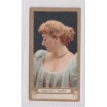 Cigarette card, Roman Star Cigars, Actresses FROGA, type card, Miss Hetty Hamer (back slightly