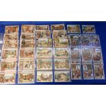 Trade cards, Liebig, 11 sets, some duplicated but in different languages, S751 (German), S804 (