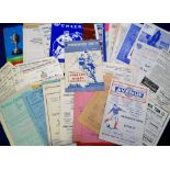 Football programmes, Amateur & Non League selection, 1950's onwards inc. Walthamstow Avenue v