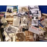 Postcards, a box of 700+ modern cards, mostly views, adverts, club cards, fair promotions and a
