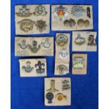Military Badges, 24 badges to include Royal Scots Guards, Hampshire Rgt., The Border Rgt., Norfolk