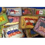 Tobacco blankets, ATC, National Flags, extra large size, approx. 100 blankets with much