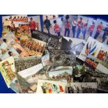 Postcards, Military, a good selection of approx. 50 military cards inc. officials (19), Harry