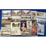 Postcards, Adverts, Chocolate, inc. Matthews, Cadbury, Fullers, Nestle, C.W.S., Klauss, together