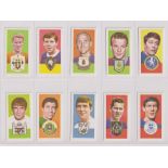 Trade cards, Barratt's, Famous Footballers, A15 (set, 50 cards) (vg/ex)