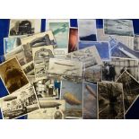 Postcards, Aviation, a further selection of approx. 33 cards of Zeppelins & Dirigibles. RP's inc.