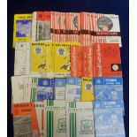 Football programmes, collection of 120+ pocket size issues, 1950s/1960s league and cup, various