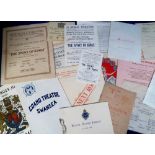 Theatre, 1920s and 30s ephemera relating to Mollie Phillips the actress turned Olympic skater to
