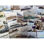 Postcards, Shipping, a collection of approx. 90 Cunard related cards, RP's & printed, ships inc.