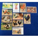 Postcards, Advertising, a selection of 11 UK product adverts inc. Phoenix Poultry Foods manufactured