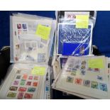 Stamps, Large box of mint and used thematic and one country collections including Hungary, New