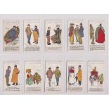Cigarette cards, Smith's, Phil May Sketches, (Grey, multibacked), (42/50, all with matching 'Glasgow